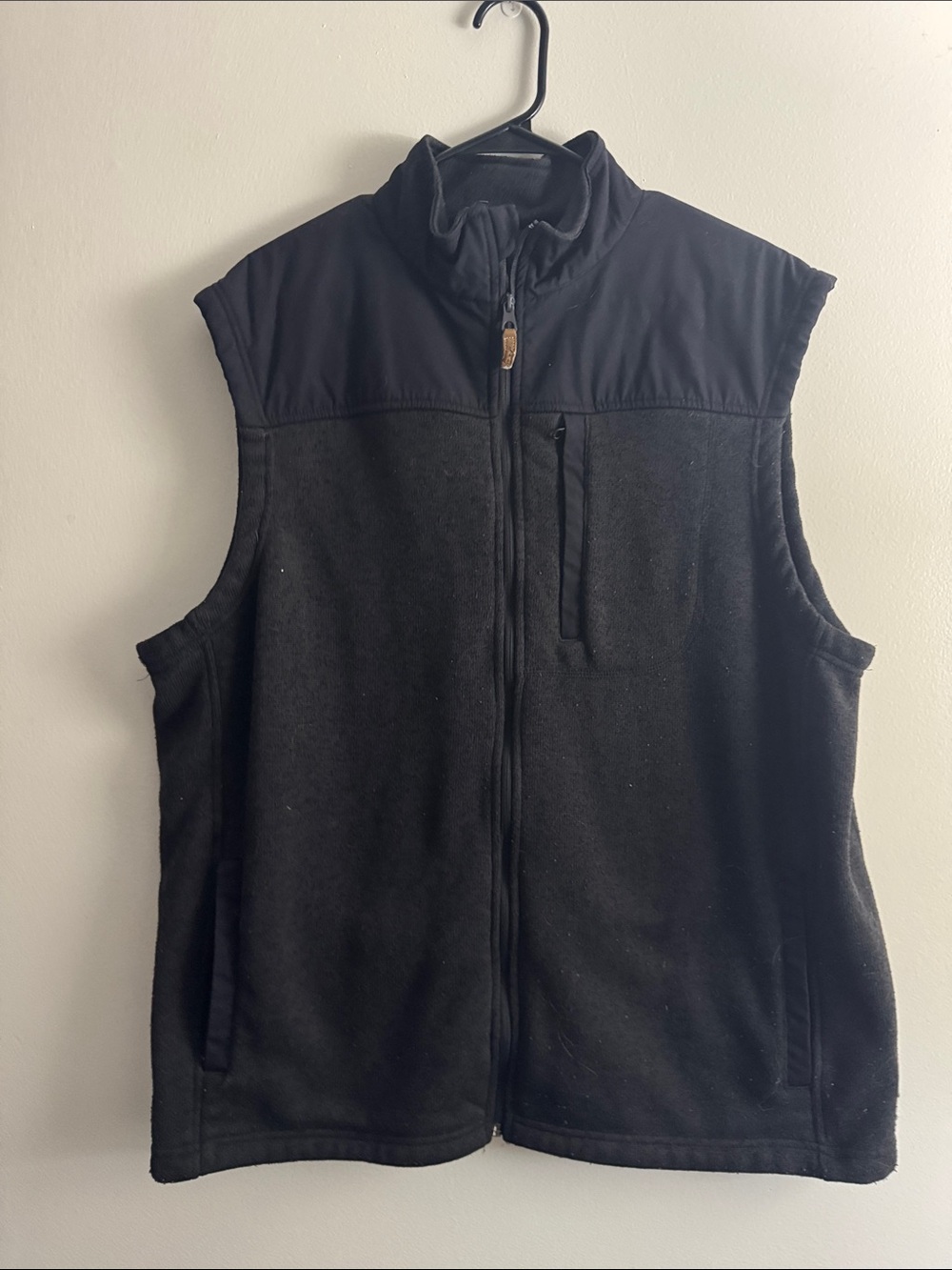 George Black Men's Zip Fleece Vest